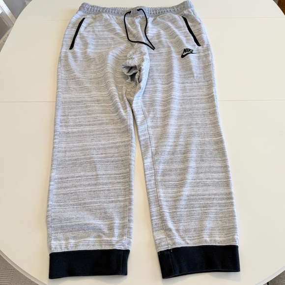 Nike Sportswear Tech Essentials Woven Heather Grey/White Joggers 3XL - Picture 5 of 13